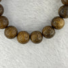 Natural Wild Vietnam Black Kynam Qi Nan Chen Xiang Mu Agarwood Beads Bracelet (Sinking Type 沉水) 天然野生越南黑奇南沉香珠手链 13.04g 17.5cm 12.4 mm 17 Beads - Huangs Jadeite and Jewelry Pte Ltd