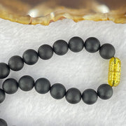 Natural Dark Matt Black Amber Beads Necklace 天然大黑天翁琥珀项链 14.98g 44cm 7.7mm 60 Beads - Huangs Jadeite and Jewelry Pte Ltd