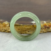 Type A Medium Green Jadeite Ring 3.65g 5.9 by 3.7mm US7 HK15.5 - Huangs Jadeite and Jewelry Pte Ltd