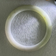 Type A Light Lavender and Light Green Jadeite Bangle Internal Diameter 55.1mm 28.89g 6.4 by 8.8mm (Very Slight Internal Line) - Huangs Jadeite and Jewelry Pte Ltd