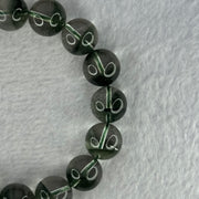 Very Good Grade Natural Green Phantom Quartz Beads Bracelet 52.70g 19cm 13.3mm 16 Beads - Huangs Jadeite and Jewelry Pte Ltd