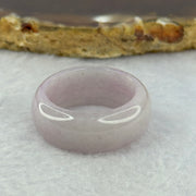 Type A Lavender Jadeite Ring 6.85g 10.0 by 3.8mm US9.5 HK21.5 - Huangs Jadeite and Jewelry Pte Ltd