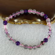 Natural Super 7 Beads Bracelet 9.67g 15.5cm 6.3mm 30 Beads - Huangs Jadeite and Jewelry Pte Ltd