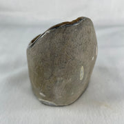 Natural Amethyst Cave with Wooden Stand 844.6g 96.5 by 106.5 by 150.0mm - Huangs Jadeite and Jewelry Pte Ltd