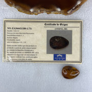 Natural Amber for Setting 1.76g 22.2 by 16.6 by 8.3mm - Huangs Jadeite and Jewelry Pte Ltd