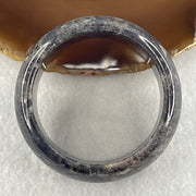 Natural Apache Tears Obsidian Bangle 126.01g Inner Diameter 56.7mm 27.6 by 9.6mm - Huangs Jadeite and Jewelry Pte Ltd