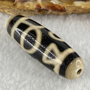 Natural Powerful Tibetan Old Oily Agate Huan Xi Fo Dzi Bead Heavenly Master (Tian Zhu) 歡喜佛天珠 9.93g 38.7 by 12.8mm - Huangs Jadeite and Jewelry Pte Ltd