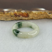 Type A Light Lavender Green with Blueish Green Patches Jadeite Ring 3.11g 5.5 by 3.5mm US6.6 HK14.5 (Very Slight Internal Line) - Huangs Jadeite and Jewelry Pte Ltd