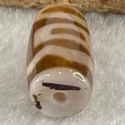 Natural Powerful Tibetan Old Oily Agate Sky Door Serenity 1 Eye Dzi Bead Heavenly Master (Tian Zhu) 一眼天门天诛 4.75g 20.2 by 11.8mm - Huangs Jadeite and Jewelry Pte Ltd