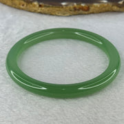 Transparent Green Quartzite Jade Bangle 天山玉手镯 Internal Diameter 59.5mm 27.39g 8.3 by 8.3mm - Huangs Jadeite and Jewelry Pte Ltd