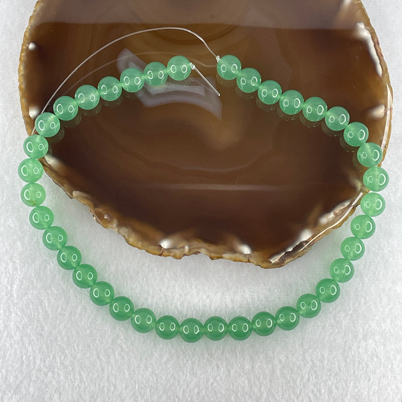 Good Grade 10.2mm Natural Green Aventurine Loose Beads Strand | Grade-A Fuchsite-Quartz Crystal Beads for Bespoke Bracelets & Necklaces (38 Beads | 38cm Strand | 52.28g)