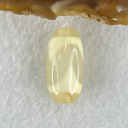 Natural Powerful Tibetan Old Oily Agate Tiger Tooth Daluo Dzi Bead Heavenly Master (Tian Zhu) 虎呀天诛 2.91g 20.1 by 10.2mm - Huangs Jadeite and Jewelry Pte Ltd