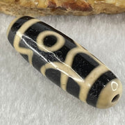 Natural Powerful Tibetan Old Oily Agate Huan Xi Fo Dzi Bead Heavenly Master (Tian Zhu) 歡喜佛天珠 9.16g 38.0 by 12.3mm - Huangs Jadeite and Jewelry Pte Ltd