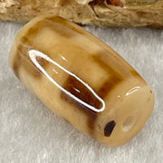 Natural Powerful Tibetan Old Oily Agate Patina Guiren Tairen Human Dzi Bead Totem Amulet Heavenly Master (Tian Zhu) 贵人天诛 4.92g 20.0 by 11.9mm - Huangs Jadeite and Jewelry Pte Ltd