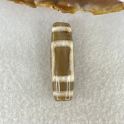 Natural Powerful Tibetan Old Oily Agate Sky Door Serenity 1 Eye Dzi Bead Heavenly Master (Tian Zhu) 一眼天诛 8.74g 39.3 by 11.9mm - Huangs Jadeite and Jewelry Pte Ltd