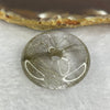 Natural Copper Rutilated Quartz Ping An Kou Donut 20.724g 34.4 by 10.6mm - Huangs Jadeite and Jewelry Pte Ltd