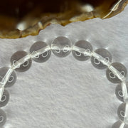 Natural Clear Quartz Bracelet 天然白水晶手链 30.91g 17cm 10.6mm 19 Beads - Huangs Jadeite and Jewelry Pte Ltd