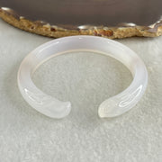 Natural Pinky Agate Fox Bange Internal Dimeter 56.4mm 27.67g 10.2 by 6.9mm - Huangs Jadeite and Jewelry Pte Ltd