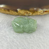 Type A Jelly Green Jadeite Pixiu Pendent A货绿色翡翠貔貅牌 7.76g 23.8 by 14.8 by 10.5 mm - Huangs Jadeite and Jewelry Pte Ltd