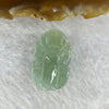 Type A Jelly Light Green Jadeite Pixiu Pendent A货浅绿色翡翠貔貅牌 7.24g 24.8 by 15.7 by 9.0 mm - Huangs Jadeite and Jewelry Pte Ltd