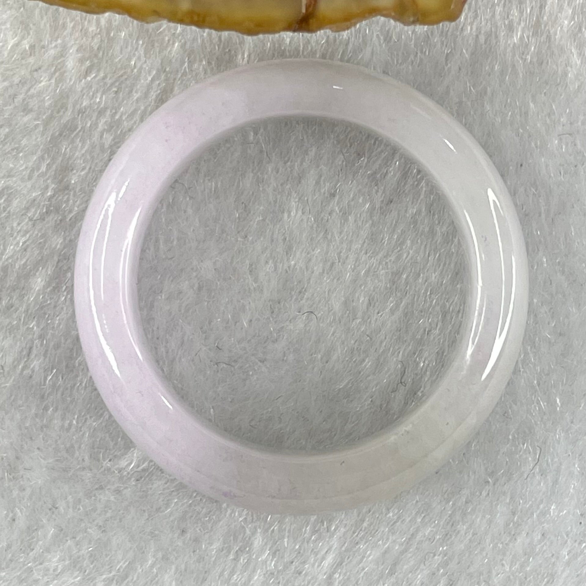 Type A Faint Lavender Jadeite Ring 4.65g 6.7 by 3.8mm US9.4/HK21 (Very Slight Internal Line) - Huangs Jadeite and Jewelry Pte Ltd