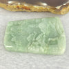 Type A Green Shun Shui Jadeite 27.53g 38.5 by 49.8 by 6.2mm - Huangs Jadeite and Jewelry Pte Ltd
