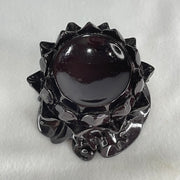 Natural Rhyolite Jasper Sphere Ball with Wooden Stand 860.4mm 80.7 by 80.1 by 135.0mm - Huangs Jadeite and Jewelry Pte Ltd