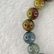 Good Grade Natural Blue Rutilated Quartz Bracelet 32.71g 17.5cm 11.0mm 19 Beads - Huangs Jadeite and Jewelry Pte Ltd