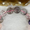 Above Average Grade Natural Super 7 Crystal Beads Bracelet 天然超级七水晶珠手链 64.99g 19cm 14.7mm 15 Beads - Huangs Jadeite and Jewelry Pte Ltd