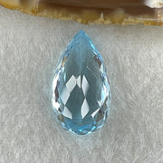 Natural Sky Blue Topaz Teardrop Shape 12.67ct 19.7 by 11.2 by 7.2mm - Huangs Jadeite and Jewelry Pte Ltd