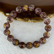 Very Good Grade Natural Auralite 23 Bracelet 天然激光23手链 34.21g 17cm 11.5mm 18 Beads - Huangs Jadeite and Jewelry Pte Ltd