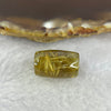 Good Grade Natural Golden Rutilated Quartz Crystal Lulu Tong Barrel 天然金顺发晶水晶露露通桶 
3.84g 17.2 by 17.2mm - Huangs Jadeite and Jewelry Pte Ltd