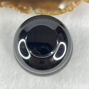 Natural Black Obsidian Hulu Display 130.02g 60.0 by 42.8mm - Huangs Jadeite and Jewelry Pte Ltd