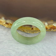 Type A Green Jadeite Ring 3.65g 5.8 by 3.8mm US7.25 HK16 - Huangs Jadeite and Jewelry Pte Ltd