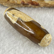 Natural Powerful Tibetan Old Oily Agate Dog Dzi Bead Heavenly Master (Tian Zhu) 狗天珠 9.77g 38.6 by 12.7mm - Huangs Jadeite and Jewelry Pte Ltd