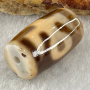 Natural Powerful Tibetan Old Oily Agate Patina Guiren Tairen Human Dzi Bead Totem Amulet Heavenly Master (Tian Zhu) 贵人天诛 4.82g 19.8 by 11.8mm - Huangs Jadeite and Jewelry Pte Ltd