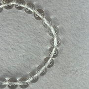 Natural Clear Quartz Bracelet 天然白水晶手链 18.55g 16.5cm 8.4mm 24 Beads - Huangs Jadeite and Jewelry Pte Ltd