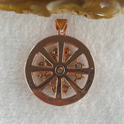 Natural Tourmaline Crystal in S925 Sliver Spinning Pendant 5.95g 3.8 by-1Pcs 3.5 by 1.0mm-12Pcs - Huangs Jadeite and Jewelry Pte Ltd