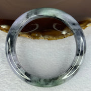 Type A Lavender with Wuji Grey and Green Jadeite Bangle Internal Diameter 56.4mm 78.54g 15.1 by 9.5mm (Very Slight Internal Line) - Huangs Jadeite and Jewelry Pte Ltd