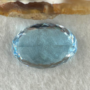 Natural Sky Blue Topaz Oval Shape 23.16ct 20.2 by 14.3 by 9.5mm - Huangs Jadeite and Jewelry Pte Ltd