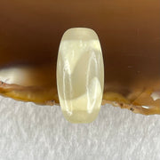 Natural Powerful Tibetan Old Oily Agate Tiger Tooth Daluo Dzi Bead Heavenly Master (Tian Zhu) 虎呀天诛 2.99g 20.1 by 10.1mm - Huangs Jadeite and Jewelry Pte Ltd