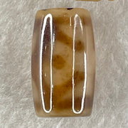Natural Powerful Tibetan Old Oily Agate Patina Guiren Tairen Human Dzi Bead Totem Amulet Heavenly Master (Tian Zhu) 贵人天诛 4.98g 20.0 by 11.9mm - Huangs Jadeite and Jewelry Pte Ltd