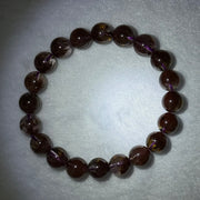 Very Good Grade Natural Auralite 23 Bracelet 天然激光23手链 26.71g 16.5cm 9.9mm 20 Beads - Huangs Jadeite and Jewelry Pte Ltd