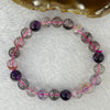 Above Average Grade Natural Super 7 Crystal Beads Bracelet 天然超级七水晶珠手链 19.95g 16cm 8.9mm 22 Beads - Huangs Jadeite and Jewelry Pte Ltd