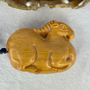 Natural Sandalwood Goat Wooden Handplay 天然檀香羊手把件 68.77g 61.1 by 34.7 by 45.2mm - Huangs Jadeite and Jewelry Pte Ltd