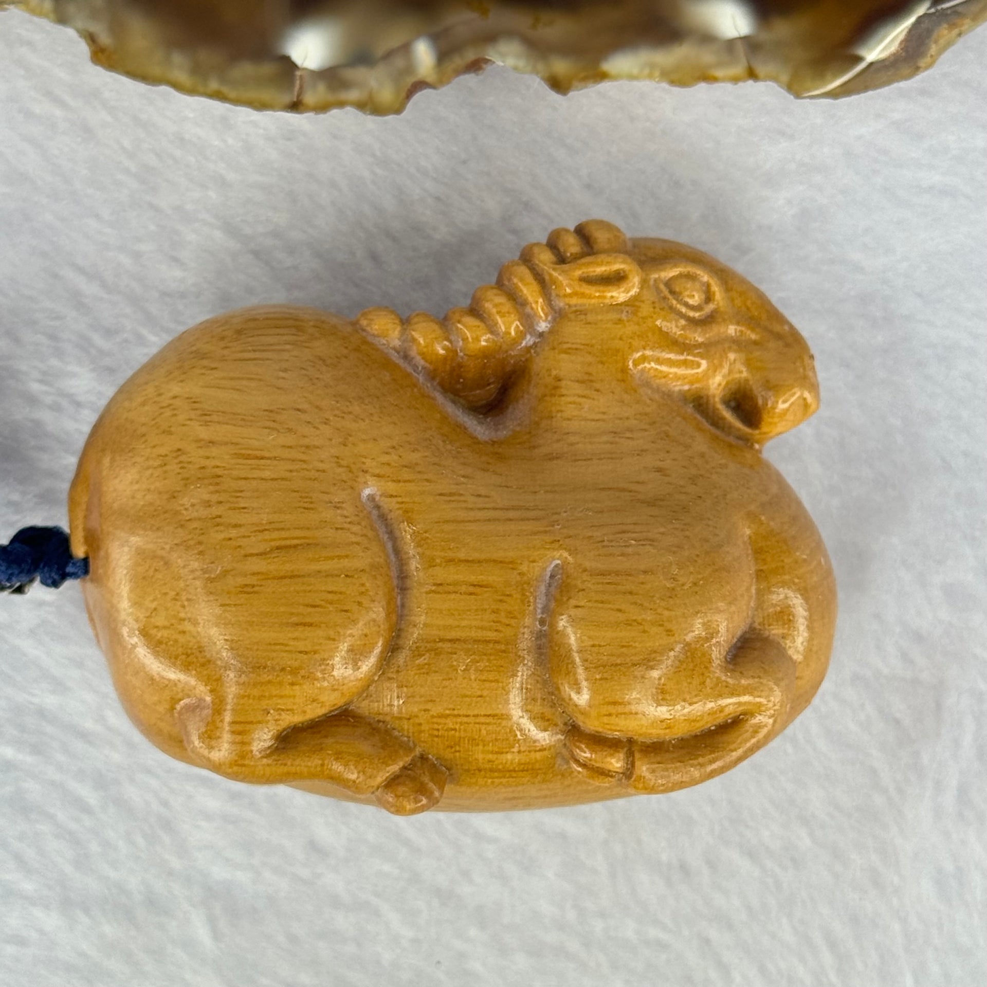 Natural Sandalwood Goat Wooden Handplay 天然檀香羊手把件 68.77g 61.1 by 34.7 by 45.2mm - Huangs Jadeite and Jewelry Pte Ltd