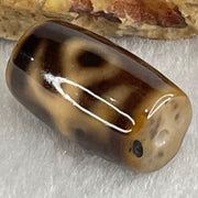 Natural Powerful Tibetan Old Oily Agate Patina Guiren Tairen Human Dzi Bead Totem Amulet Heavenly Master (Tian Zhu) 贵人天诛 4.78g 19.5 by 11.6mm - Huangs Jadeite and Jewelry Pte Ltd