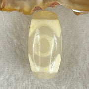 Natural Powerful Tibetan Old Oily Agate 3 Eyes Dzi Bead Heavenly Master (Tian Zhu) 三眼天诛 2.82g 19.6 by 10.1mm - Huangs Jadeite and Jewelry Pte Ltd