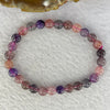Natural Super 7 Crystal Bracelet 超七手链 11.46g 6.9 mm 28 Beads - Huangs Jadeite and Jewelry Pte Ltd