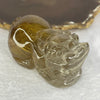 Natural Copper Rutilated Quartz Pixiu 貔貅 Display 234.65g by 79.5 by 43.0 by 42.5mm - Huangs Jadeite and Jewelry Pte Ltd